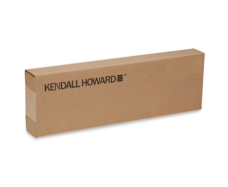 Kendall Howard branded cardboard packaging for the 1U 10-32 Tapped Patch Panel Bracket
