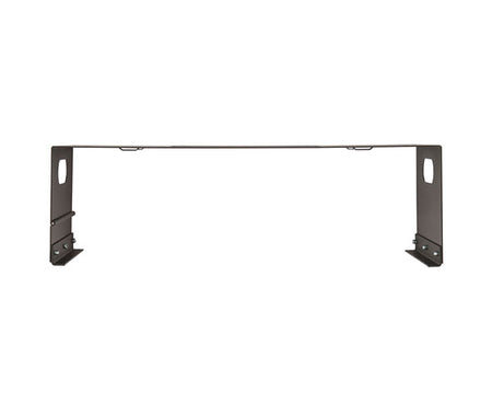 2U 10-32 tapped bracket with metal construction for secure patch panel support