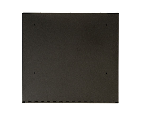 Wall-mountable black metal plate 
