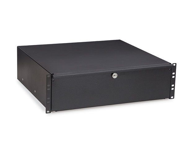 3U Steel Rack Mountable Drawer with Key Lock