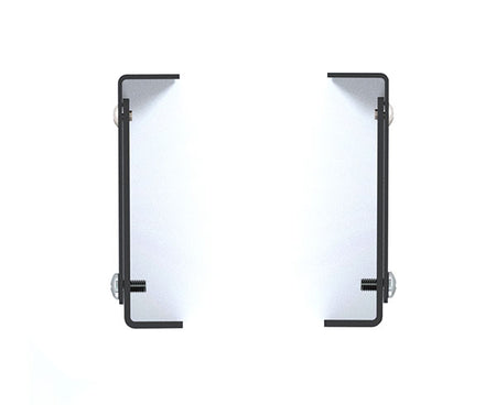 Top view of the 4U adjustable standoff bracket for 19-inch racks against a white background