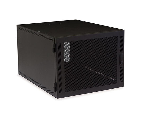 8U Compact Series SOHO rack showing vented door door