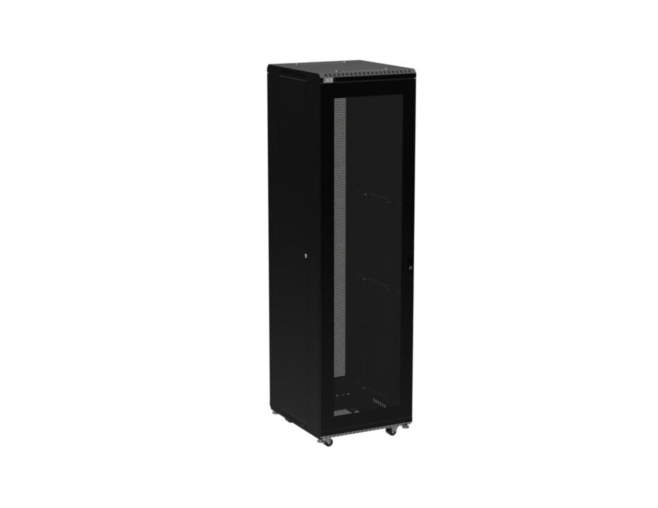 45U LINIER® Server Cabinet - Glass/Vented Doors - 24" Depth