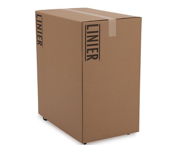 Packaging view of a 22U LINIER server cabinet