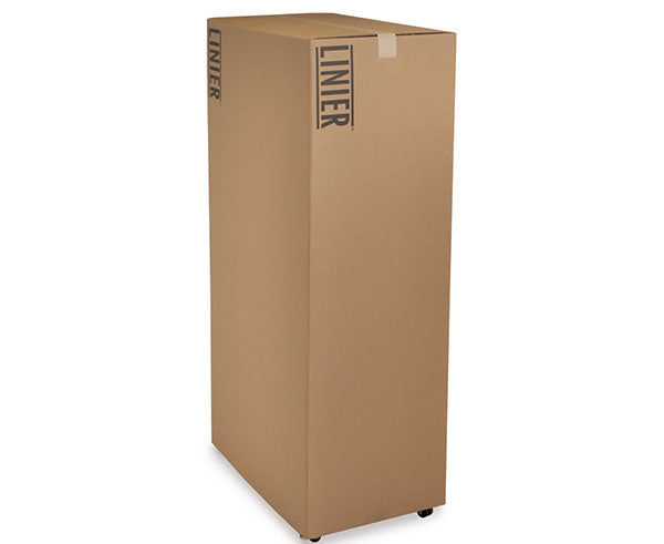 Packaging box for the 42U LINIER server cabinet with labeling