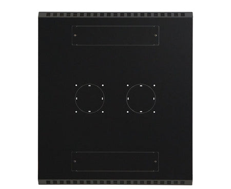 Top panel of the 27U LINIER server cabinet with cable management ports
