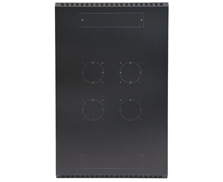 Detailed image of the 42U LINIER Server Cabinet's solid top panel with pre-cut mounting holes