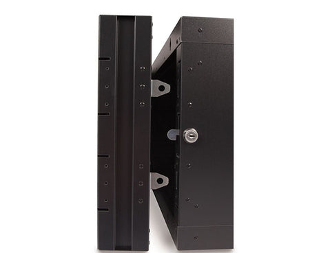9U LINIER® Swing-Out Wall Mount Cabinet  locking mechanism