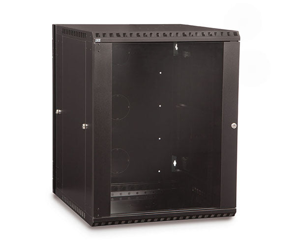 Wall mounting of the 15U LINIER Swing-Out Cabinet