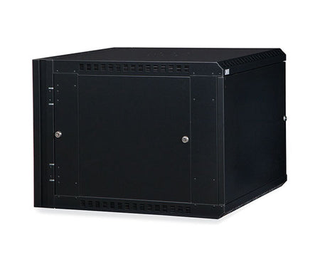 9U LINIER Swing-Out Wall Mount Cabinet with swing-out feature