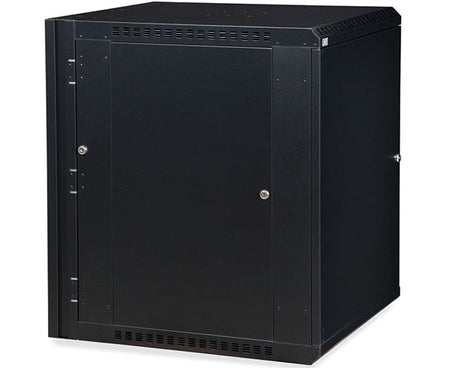 Exterior view of the 15U LINIER® cabinet with closed door