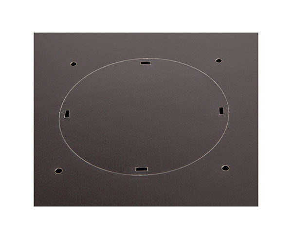 Rear plate with ventilation holes for the LINIER cabinet system