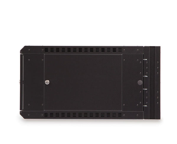 Side panel view of the 6U LINIER swing-out wall mount cabinet