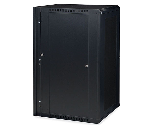 Exterior view of the 22U LINIER® Cabinet with the door closed