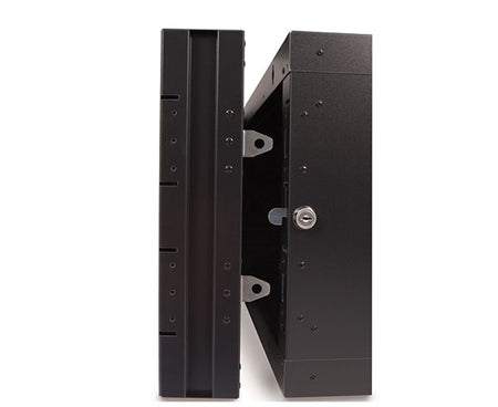 Open frame on the  the 22U LINIER® Swing-Out Wall Mount Cabinet