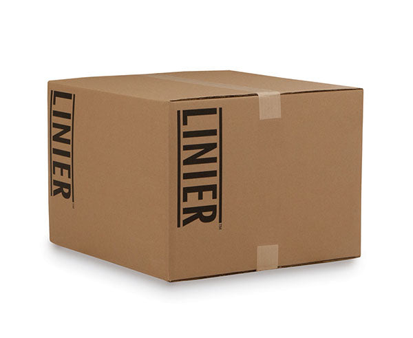 Packaging box labeled with "LINIER" for the 6U Fixed Wall Mount Cabinet