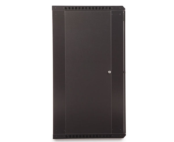 Side view of the 22U LINIER Fixed Wall Mount Cabinet with side panel