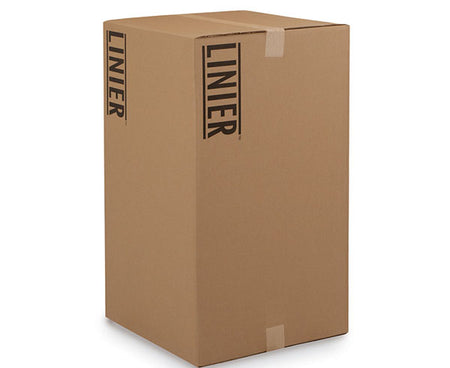 Packaging box of the 22U LINIER Fixed Wall Mount Cabinet with branding