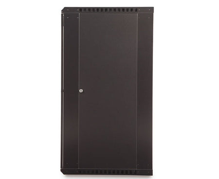 The 22U LINIER Fixed Wall Mount Cabinet with the door closed
