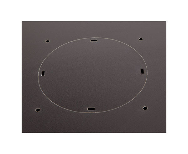 Top view of the 12U LINIER Fixed Wall Mount Cabinet showcasing ventilation holes
