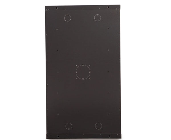 Back panel with mounting holes on the 22U LINIER® Fixed Wall Mount Cabinet