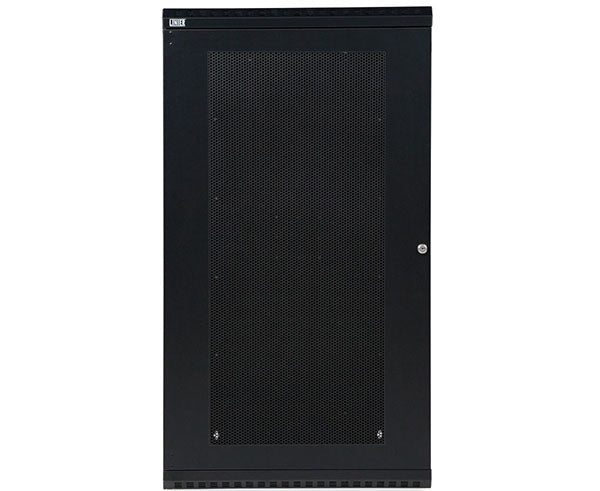 22U LINIER® Fixed Wall Mount Cabinet with closed vented door