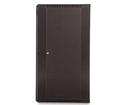 Side view of the 22U LINIER® Fixed Wall Mount Cabinet with door closed