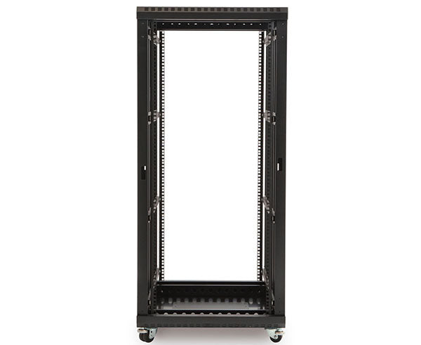 27U LINIER® Server Cabinet structure on wheels, single section visible