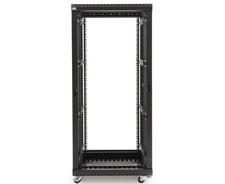 27U LINIER server cabinet frame on wheels without doors