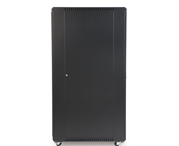 37U LINIER mobile server cabinet against a white backdrop