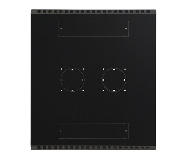 42U LINIER® Server Cabinet without doors, showing the 24-inch depth and cable entry points