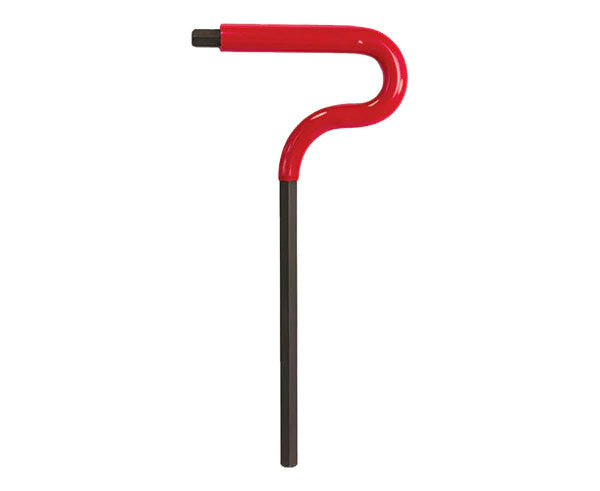 Red and black 5/16" T-Handle Security Wrench with ergonomic grip
