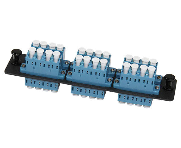 24-Port LC/UPC Quad Adapter Panel - Single Mode | LGX – Patch Cords Online