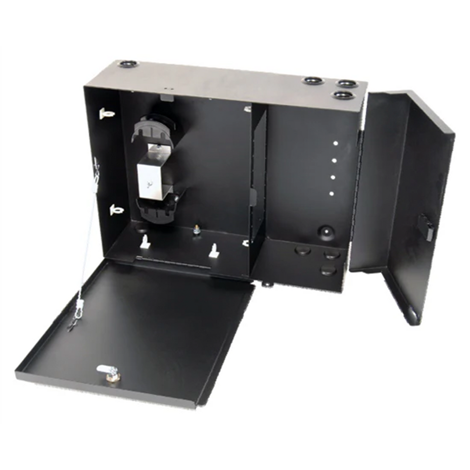 96-Port Fiber Patch Panel - Wall Mount, Lockable Security, High-Density