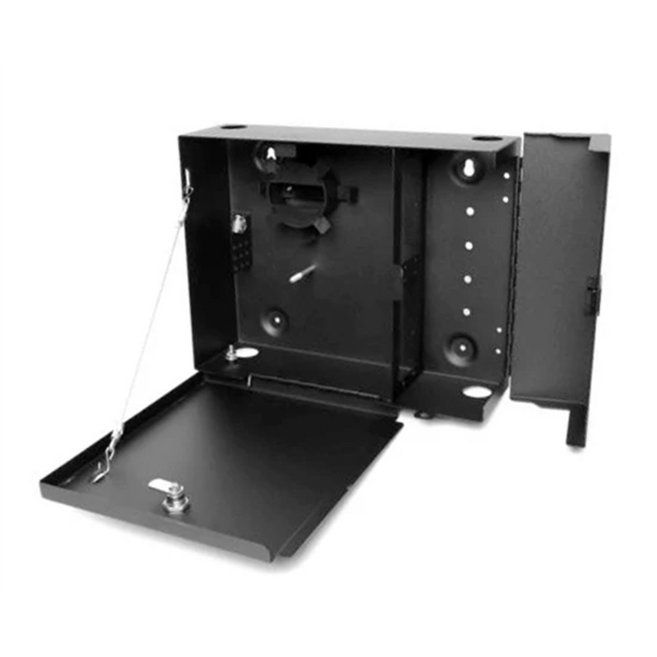 24-Port Fiber Patch Panel - Wall Mount, Lockable Security Enclosure