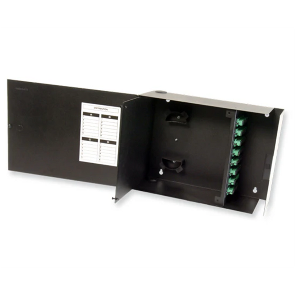 96-Port High-Density Fiber Panel - Wall Mount, Maximum Capacity