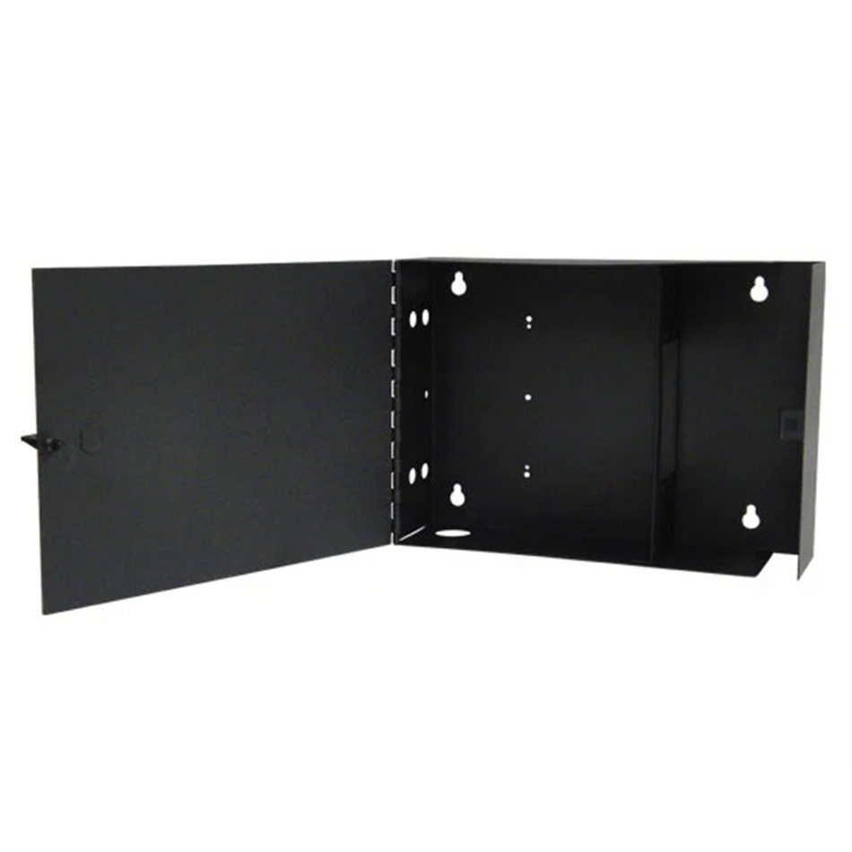 24-Port Fiber Patch Panel - Wall Mount, Single Door, Compact