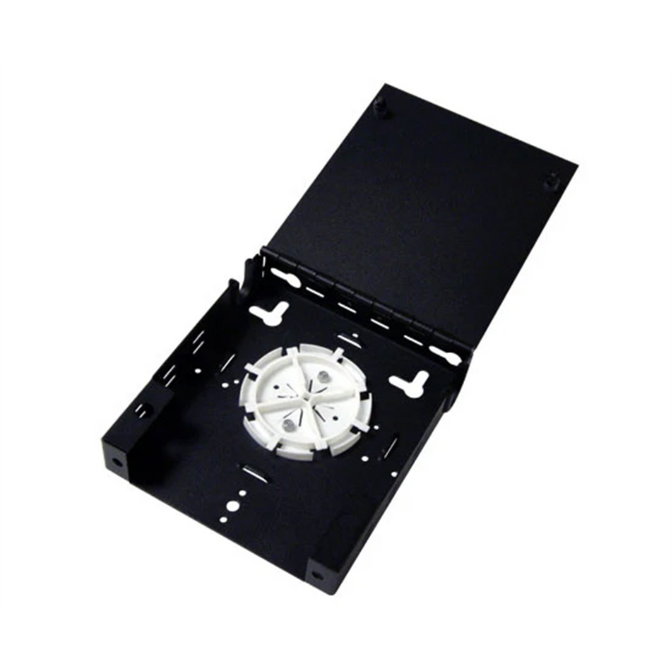 12-Fiber Wall Mount Patch Panel - Compact Indoor, Spool Included