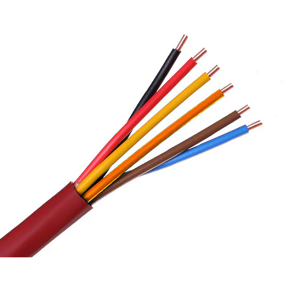 18/6 Solid Copper Fire Alarm Cable - FPLR Riser Rated, Red, 1000ft