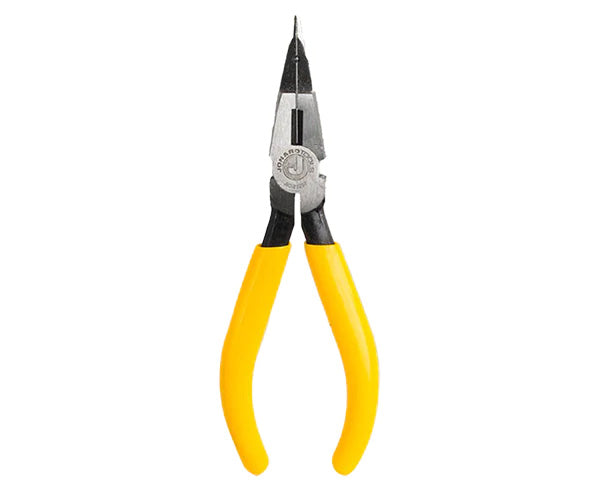 Long Nose Telecom Pliers with black and yellow grips