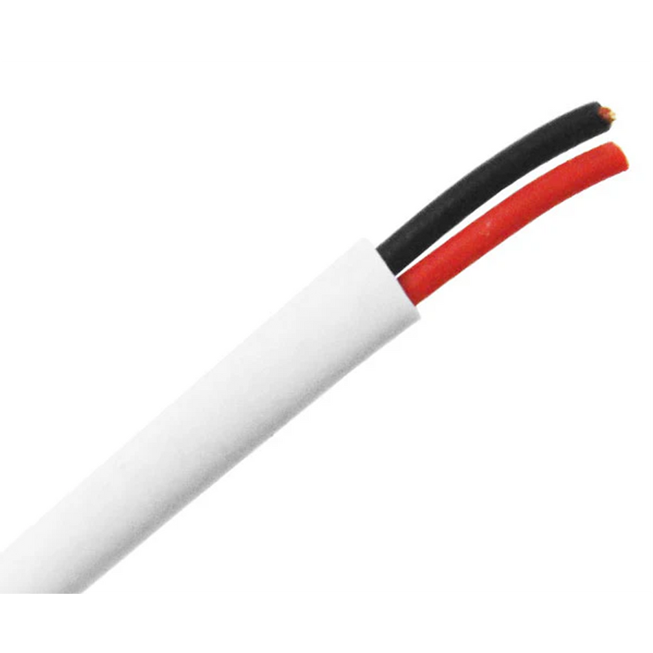 22/2 AWG Riser Security Alarm Cable - CMR/CL2R Rated, Unshielded, 1000ft White