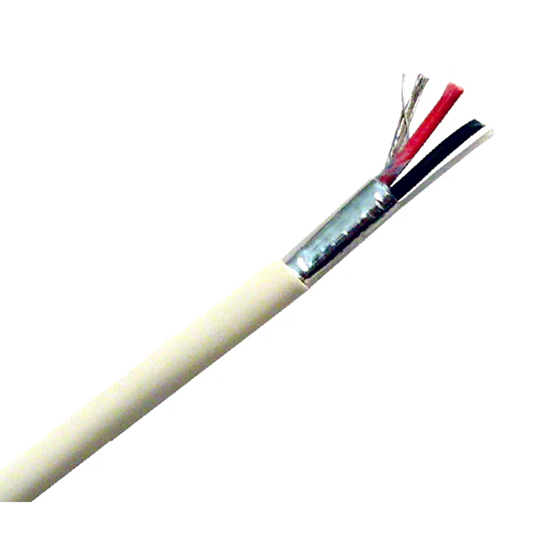 22 AWG Shielded Plenum Security Cable - CMP Rated, 2 Wire – Patch Cords ...