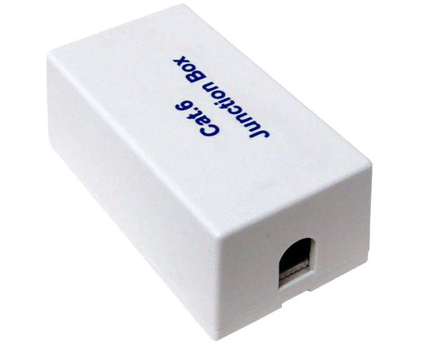 CAT6 Surface Junction Box with 110 Punch Down Block - White