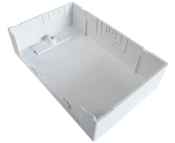 4-Port Blank Surface Mount Box | Universal Keystone White – Patch Cords ...