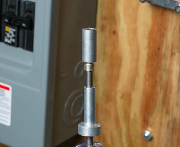 The 7 1/2" Terminator Tool positioned on a metallic surface