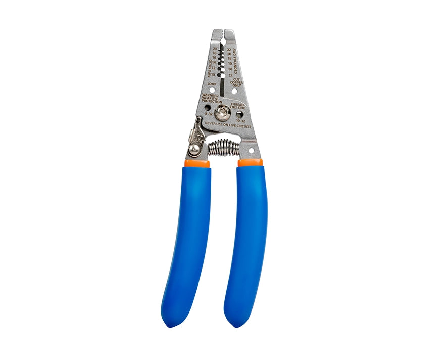 Stainless Steel Curved Wire Stripper, 10-20 AWG