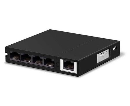 A four-port Airconsole terminal server with RJ45 serial and network connectors.