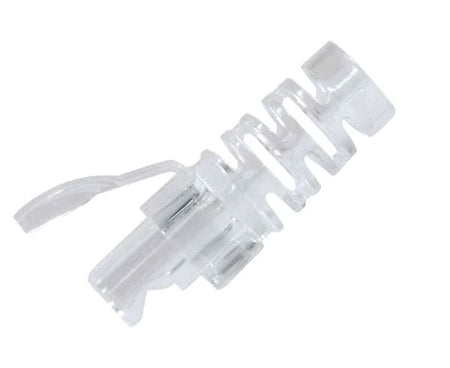 6.5mm strain relief boot for unshielded quick feed modular plugs.