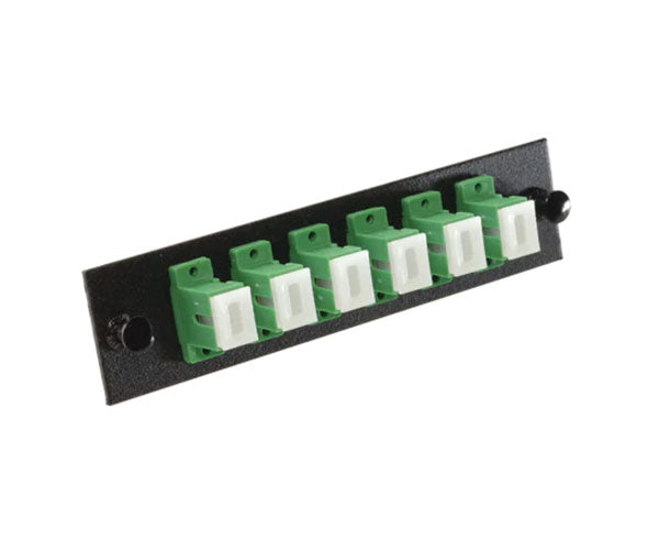 Simplex Adapter Plates 6-Port SC/APC Simplex Adapter Panel - Single Mode | LGX – Patch Cords ...