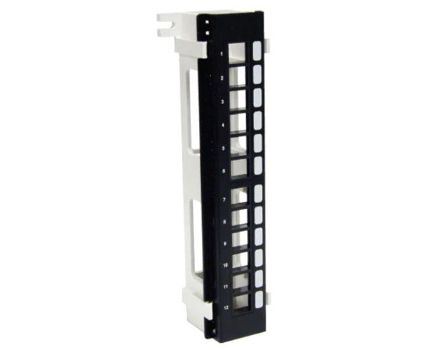 12 Port Blank Vertical Wall Mounted Patch Panel, 89D Bracket – Patch ...